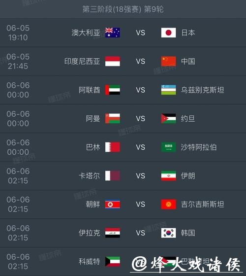 2026世界杯赛程查询指南